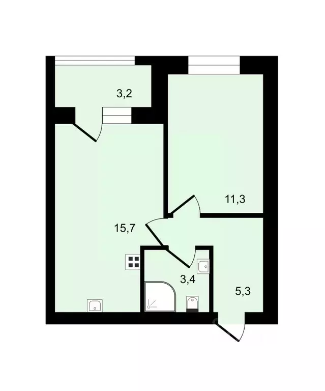 1-к кв. Владимирская область, Суздаль Советская ул., 27А (37.2 м) - Фото 0