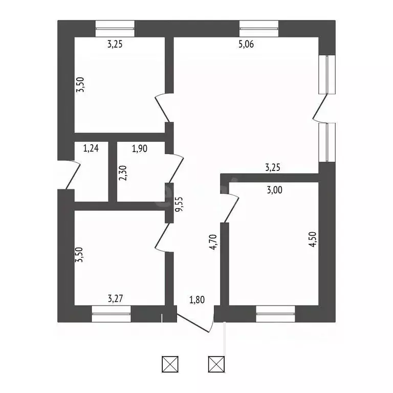 Дом в Амурская область, Благовещенский район, с. Чигири ул. Вишневая ... - Фото 2