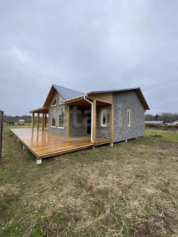 Дом в Вологодская область, пос. Грибково ул. Тимофеевская (109 м) - Фото 1