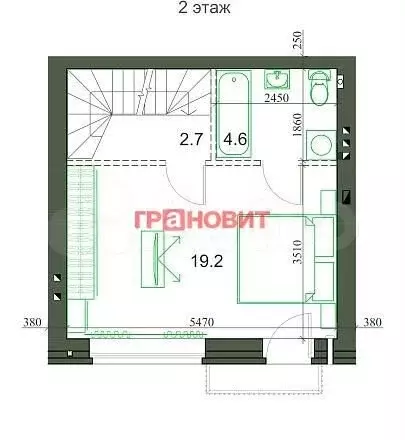 3-к. квартира, 84 м, 2/3 эт. - Фото 1