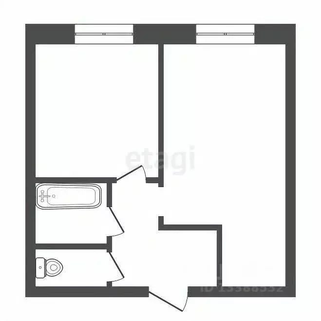 1-к кв. Красноярский край, Красноярск ул. Вильского, 16 (51.4 м) - Фото 1