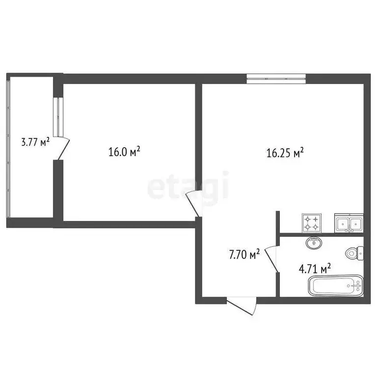1-комнатная квартира: Мурино, Охтинская аллея, 12 (43 м) - Фото 0