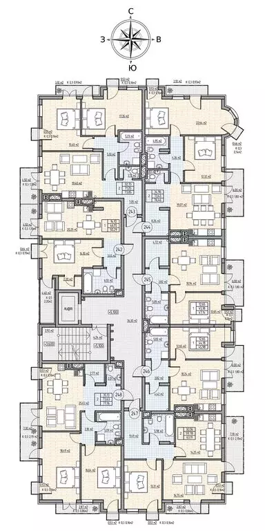 3-комнатная квартира: Калининград, проспект Калинина, 111 (87.2 м) - Фото 2