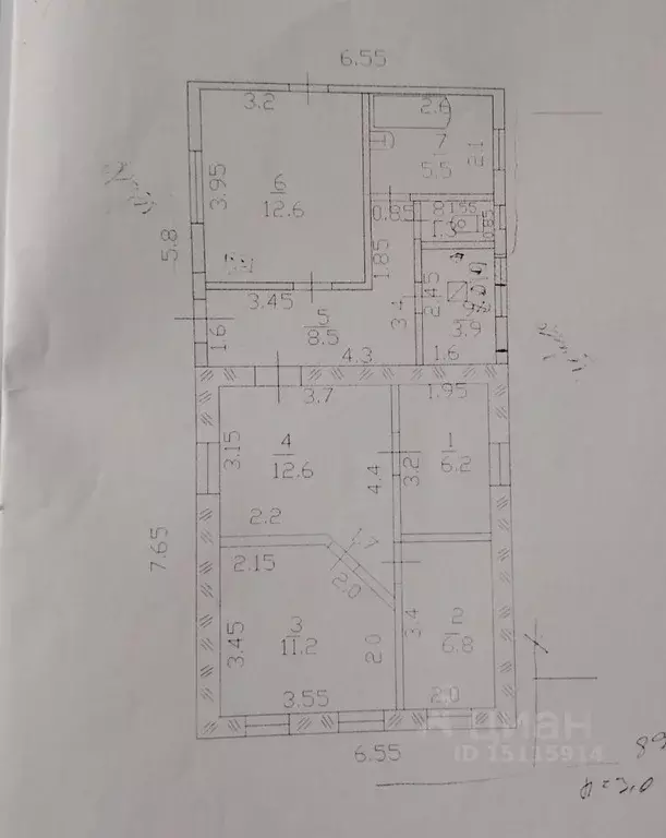 Дом в Краснодарский край, Ейский район, Должанская ст-ца Никольский ... - Фото 2