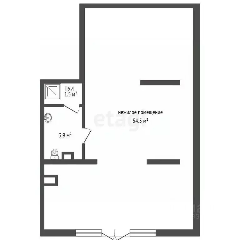 Помещение свободного назначения в Тюменская область, Тюмень ул. ... - Фото 2