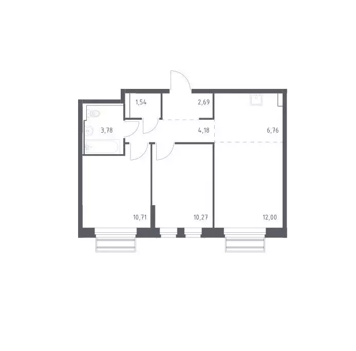 2-комнатная квартира: Лайково, микрорайон Город-Событие, ЖК Рублёвский ... - Фото 1