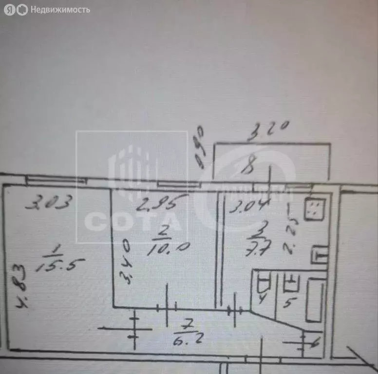 2-комнатная квартира: Воронеж, улица 25 Января, 70 (43.7 м) - Фото 1