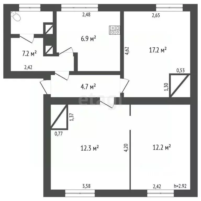 Помещение свободного назначения в Владимирская область, Ковров просп. ... - Фото 1