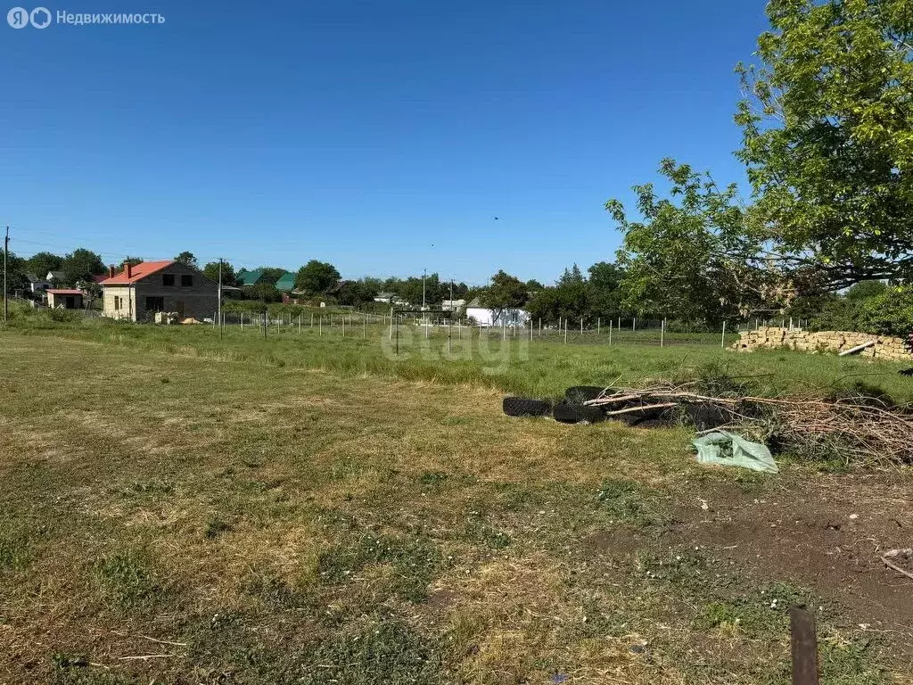 Участок в Чистенское сельское поселение, село Новозбурьевка, Верхняя ... - Фото 1