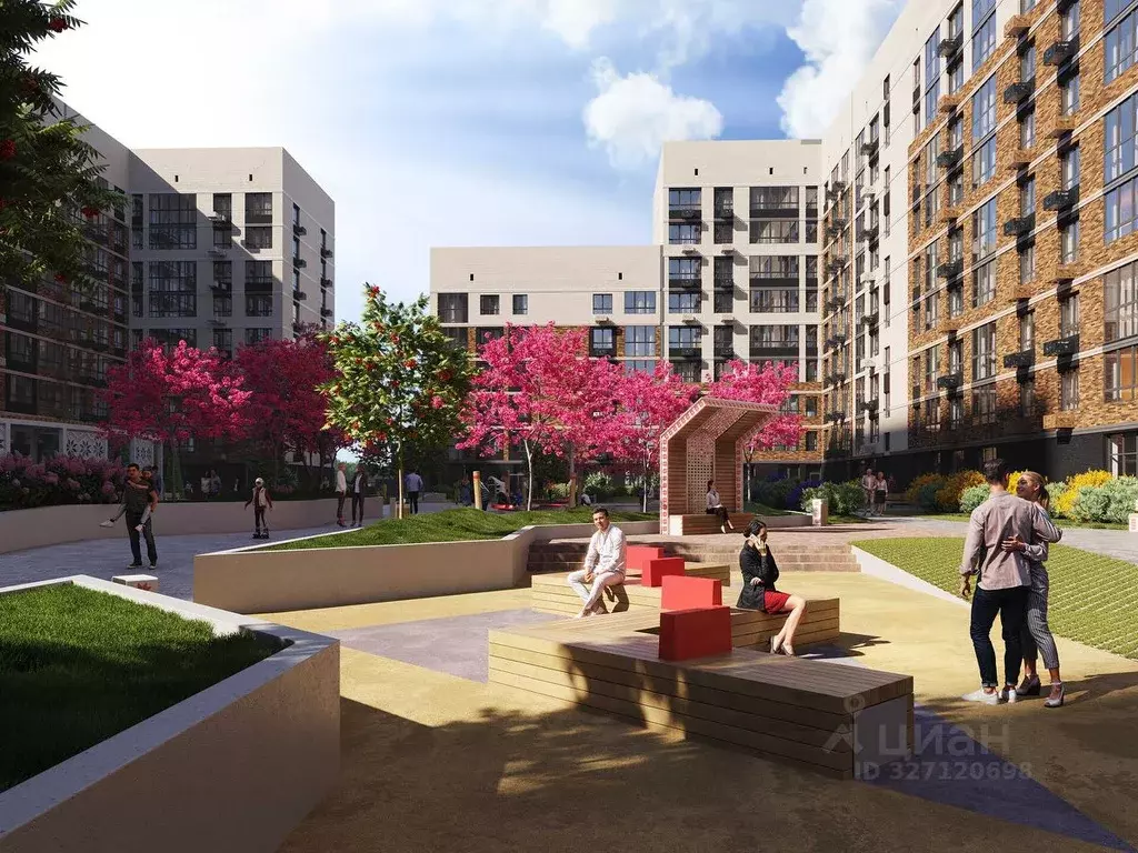 2-к кв. Краснодарский край, Краснодар Ботаника жилой комплекс (61.8 м) - Фото 2