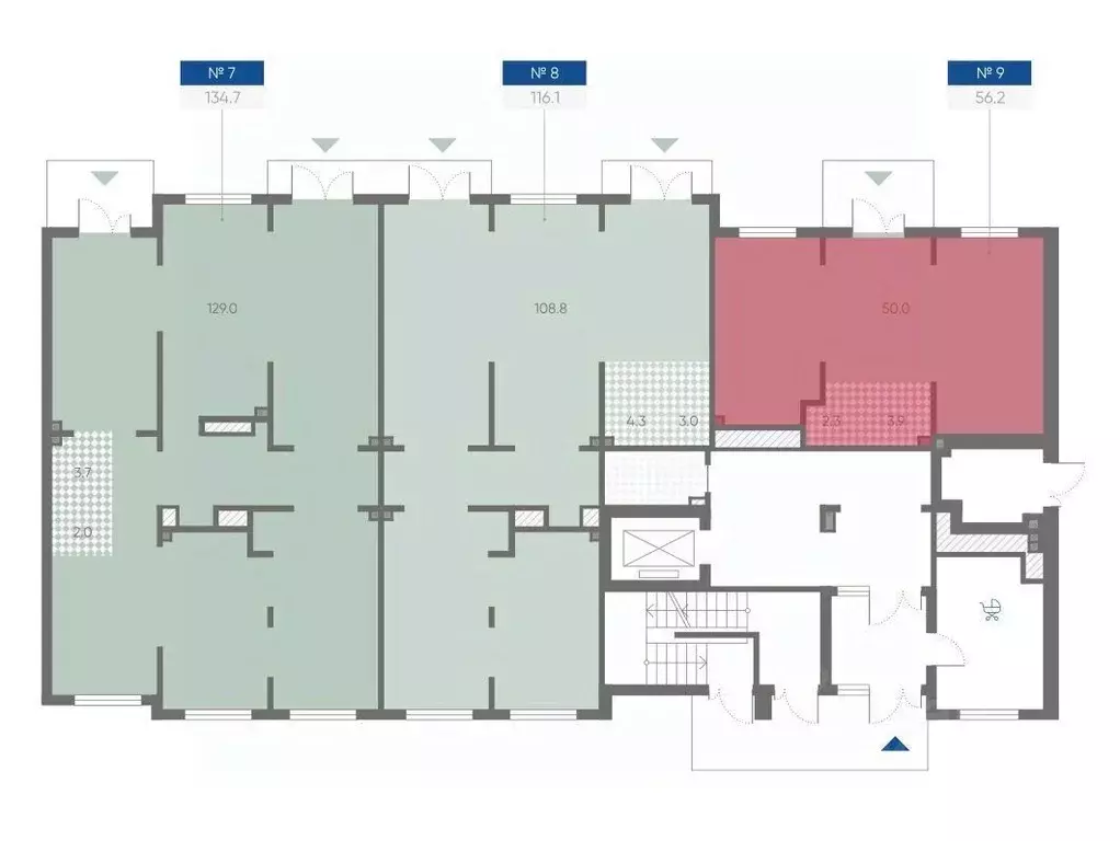 Офис в Санкт-Петербург пос. Шушары, Пулково Лэйк жилой комплекс (56 м) - Фото 2