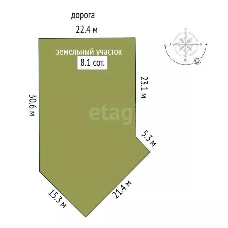 Участок в Тюменская область, Тюменский муниципальный округ, д. ... - Фото 1