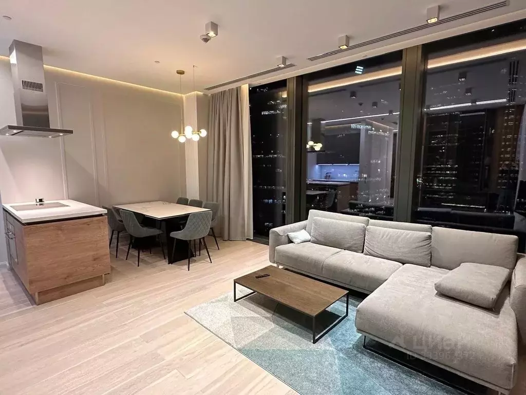 2-к кв. Москва 1-й Красногвардейский проезд, 22с2 (77.0 м) - Фото 1