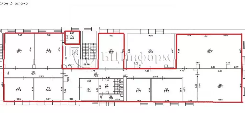 Офис в Санкт-Петербург ул. Профессора Попова, 23В (1285 м) - Фото 1
