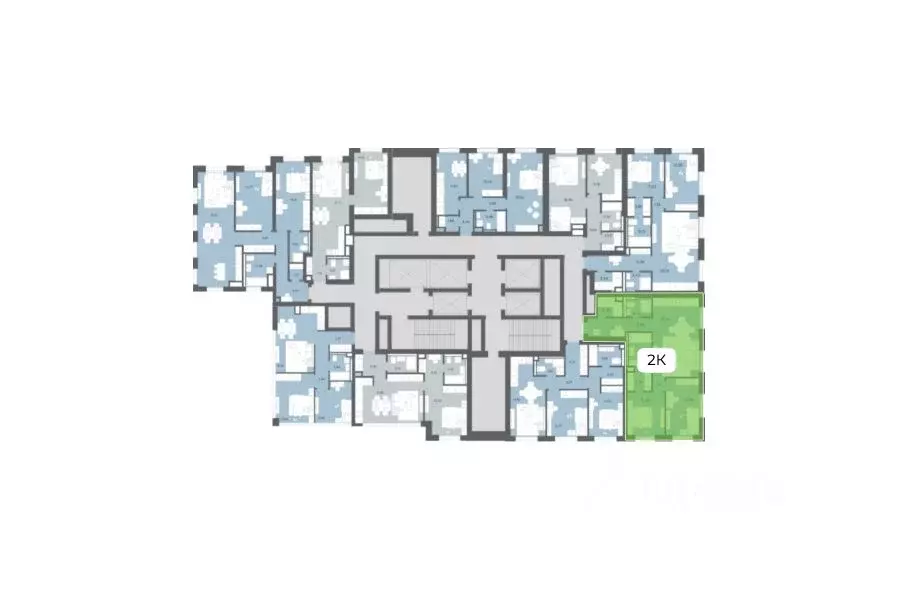 2-к кв. Москва Ультима Сити жилой комплекс (75.63 м) - Фото 2