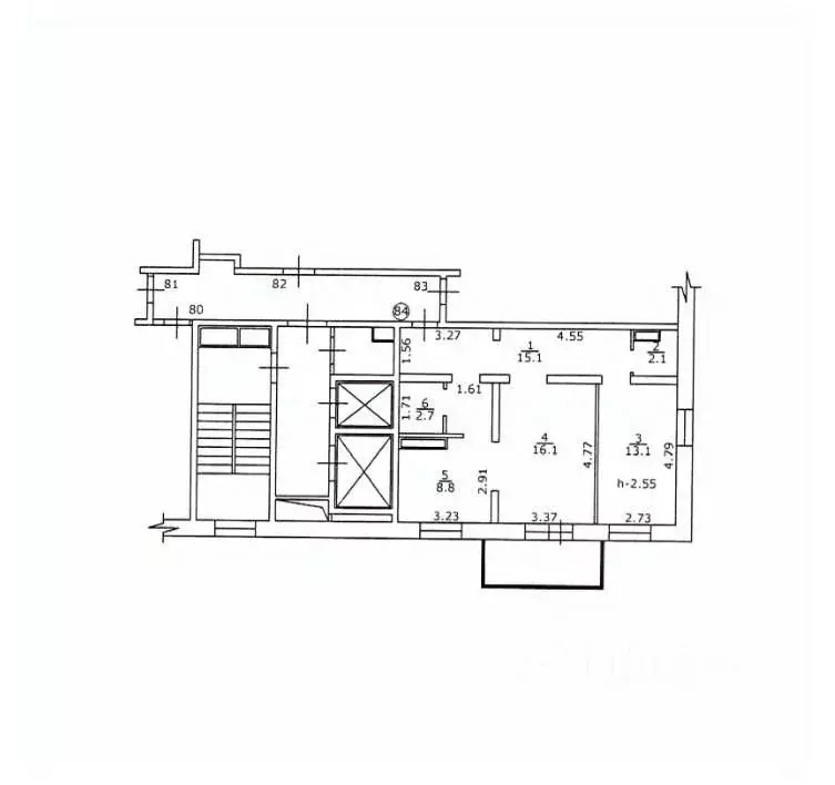 2-к кв. Иркутская область, Иркутск ул. Летописца Нита Романова, 23А ... - Фото 1