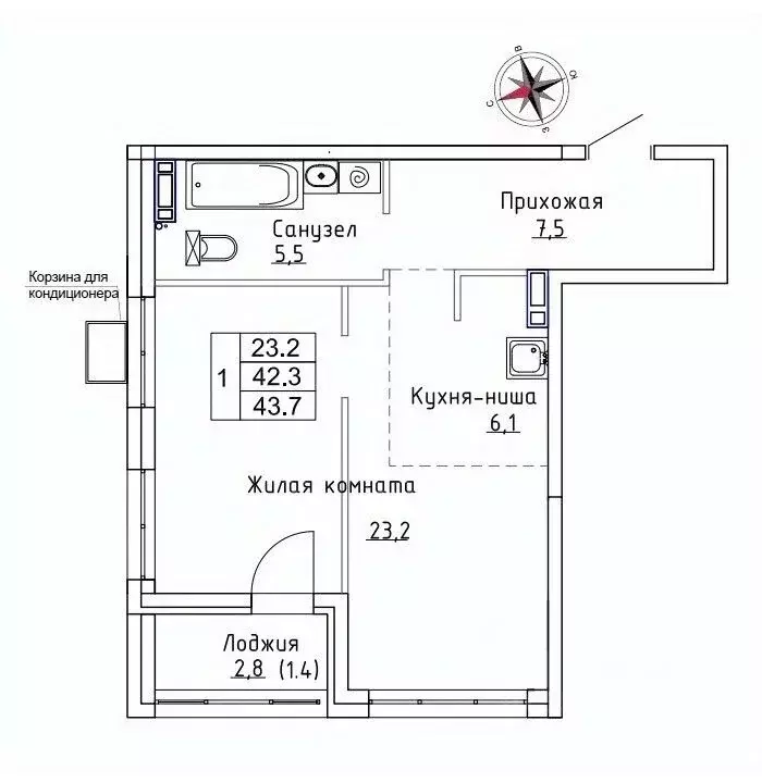 1-к кв. Приморский край, Надеждинский район, пос. Новый Новый жилой ... - Фото 0