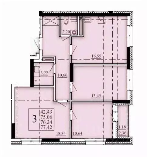 3-к кв. Башкортостан, Уфа Затон-Восточный жилрайон, Паруса жилой ... - Фото 0