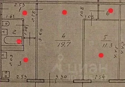 2-к кв. Татарстан, Казань 39-й кв-л,  (46.1 м) - Фото 2