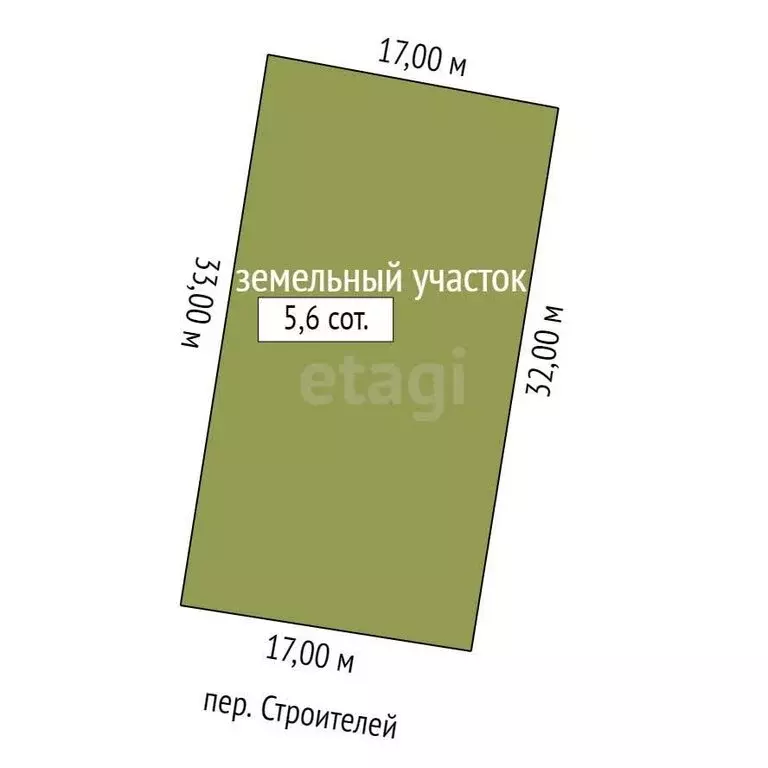 Участок в Благовещенск, переулок Строителей (5.6 м) - Фото 0