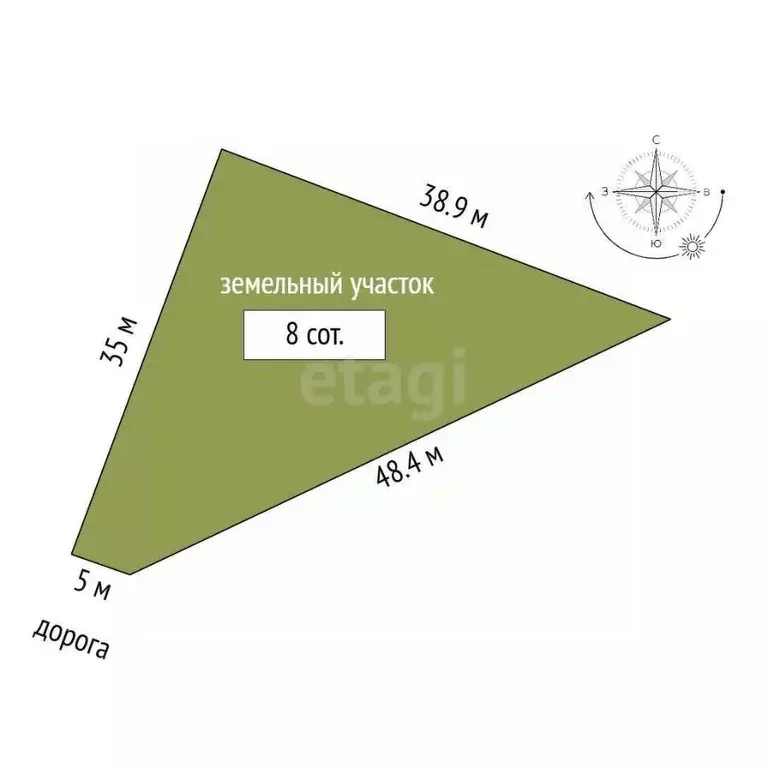 Участок в Свердловская область, Заречный муниципальный округ, с. ... - Фото 2