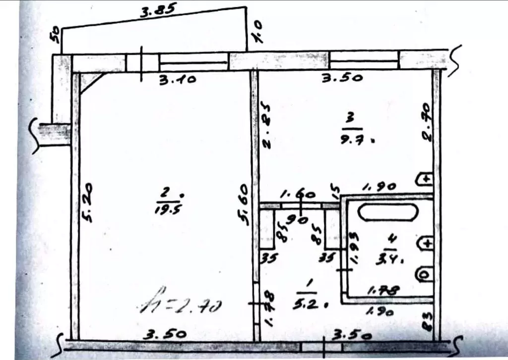 1-к кв. Новосибирская область, Мошково рп ул. Пушкина, 11А (37.8 м) - Фото 2
