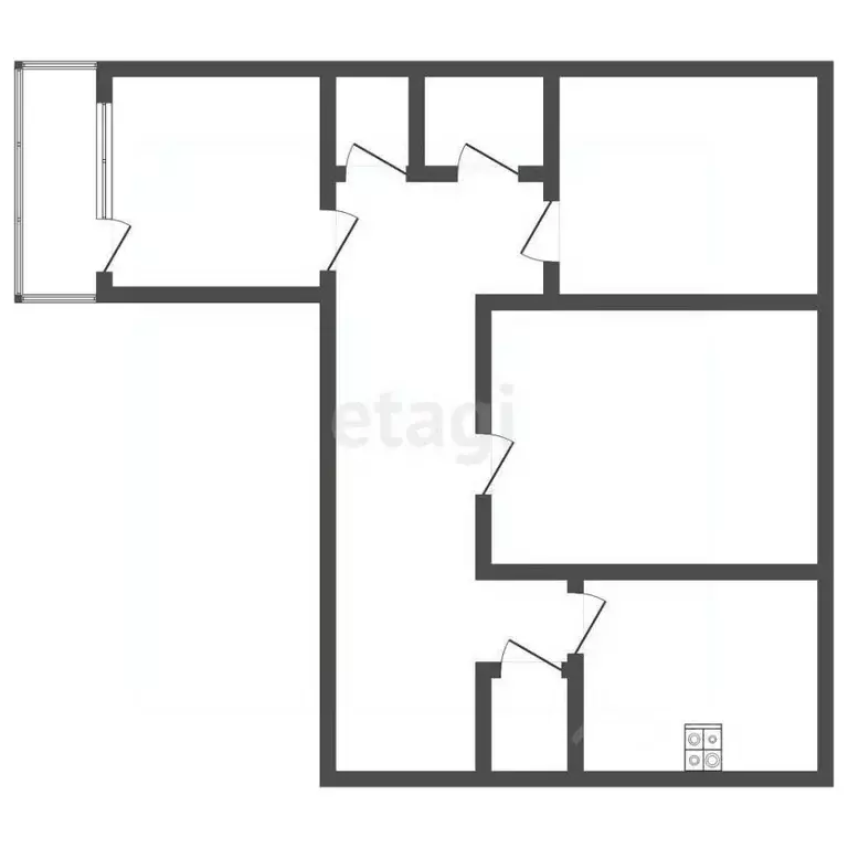 3-к кв. Владимирская область, Ковров ул. Строителей, 26к2 (62.9 м) - Фото 1