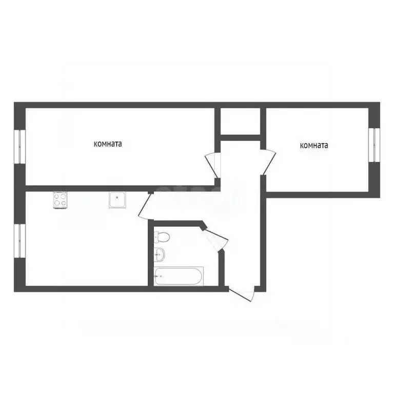 2-к кв. Севастополь ул. Гоголя, 20Д (42.5 м) - Фото 2