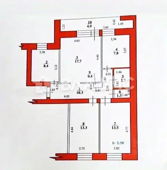 4-к кв. Башкортостан, Стерлитамак ул. Артема, 63 (75.4 м) - Фото 2