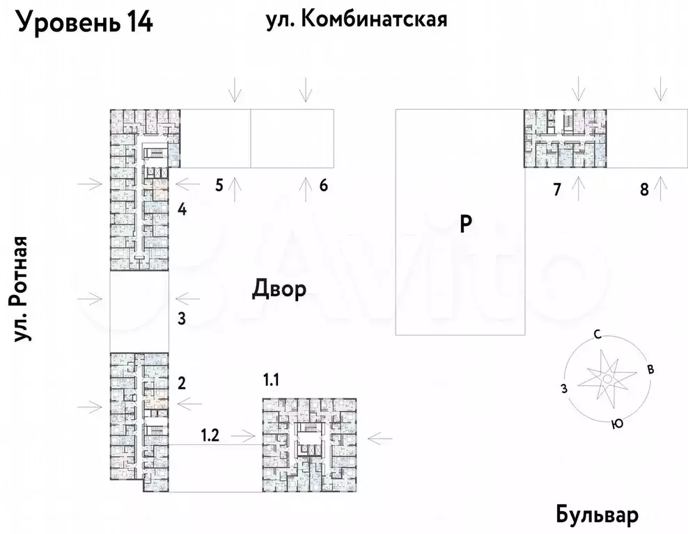 Квартира-студия, 25,6 м, 14/21 эт. - Фото 1