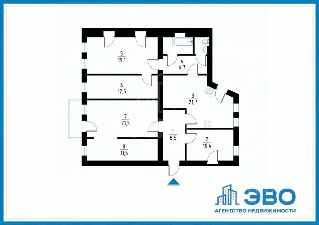 5-к кв. Санкт-Петербург Вознесенский просп., 51 (118.4 м) - Фото 2