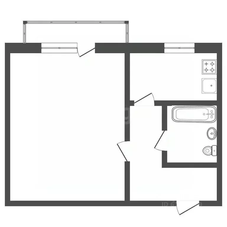 1-к кв. Мордовия, Саранск ул. Веселовского, 11 (29.5 м) - Фото 2