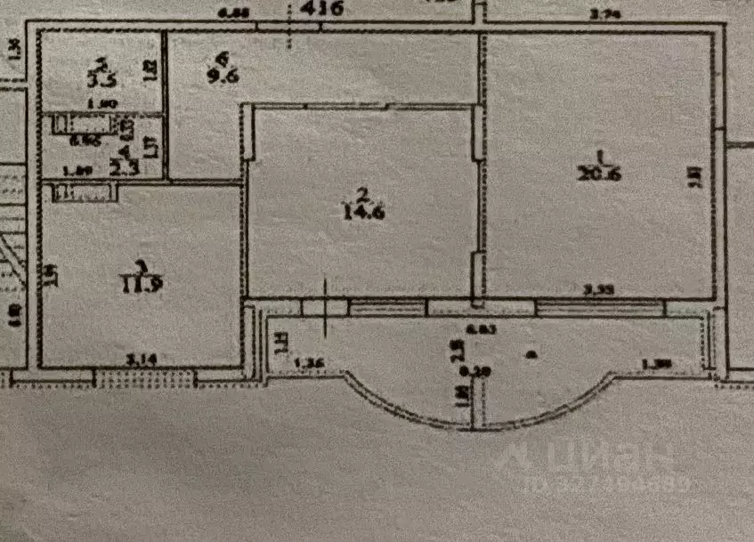 2-к кв. Ульяновская область, Ульяновск просп. Генерала Тюленева, 6Б ... - Фото 2