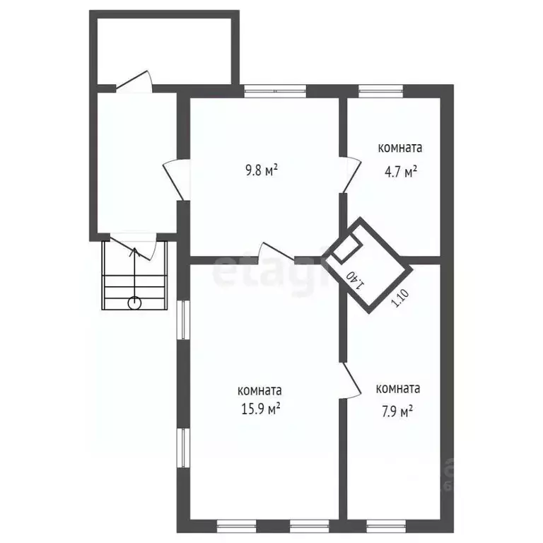 Дом в Саратовская область, Балашов ул. 30 лет Победы, 246 (52 м) - Фото 1