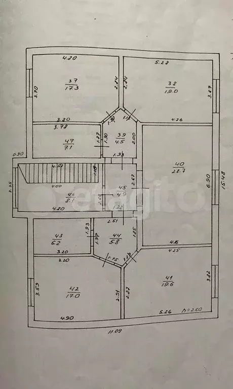 4-к. квартира, 130 м, 4/4 эт. - Фото 0