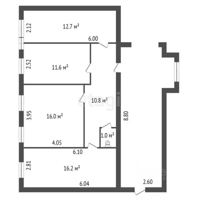 Офис в Санкт-Петербург Большой Казачий пер., 4 (68 м) - Фото 1