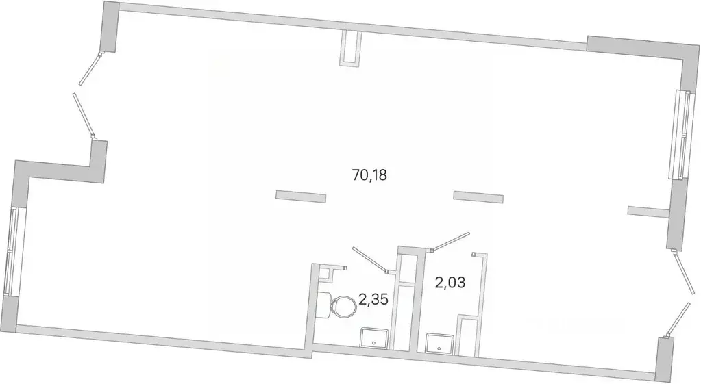 Помещение свободного назначения в Санкт-Петербург пос. Шушары, ул. ... - Фото 1