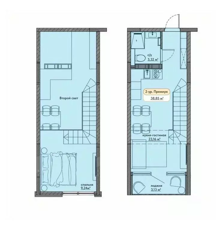 Студия Крым, Евпатория ул. Симферопольская, 1Ж (38.98 м) - Фото 0