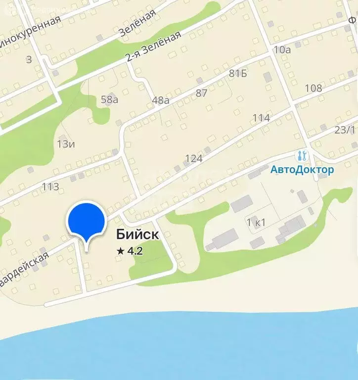 Участок в Бийск, Красногвардейская улица, 128 (13.2 м) - Фото 1