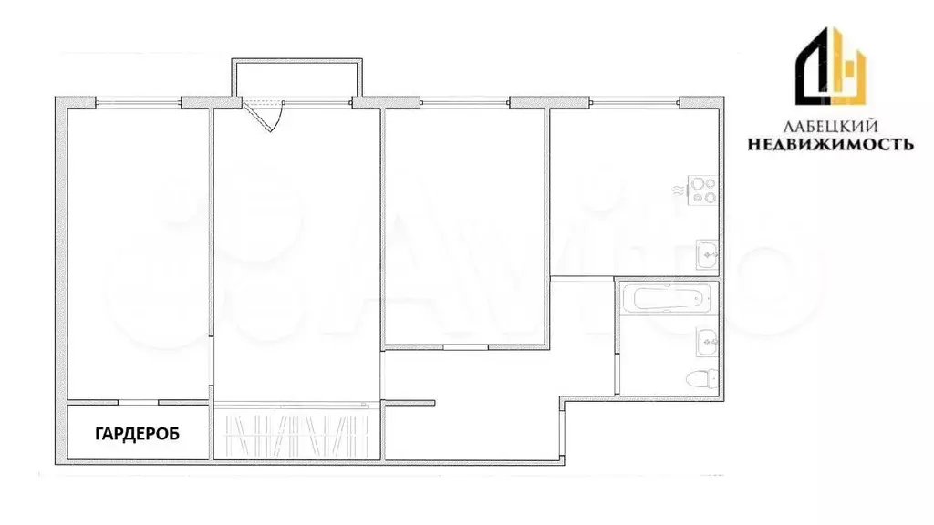 3-к. квартира, 57 м, 5/5 эт. - Фото 0