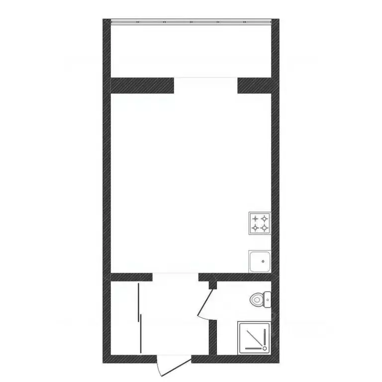 Студия Амурская область, Сковородино ул. Победы, 1В (20.7 м) - Фото 2
