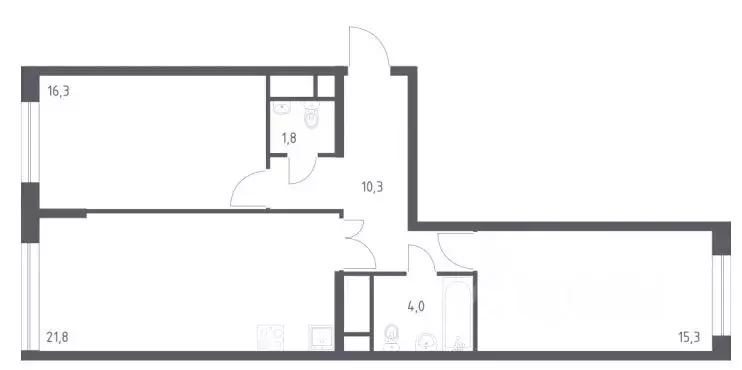 2-к кв. Москва 3-я Хорошевская ул., 17А (70.0 м) - Фото 0