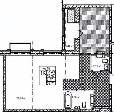 2-к кв. Нижегородская область, Нижний Новгород Малая Ямская ул. (59.71 ... - Фото 0