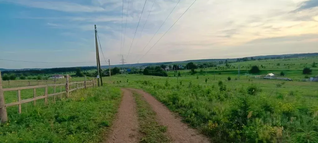 Участок в Пермский край, Пермский муниципальный округ, д. Аникино ул. ... - Фото 1