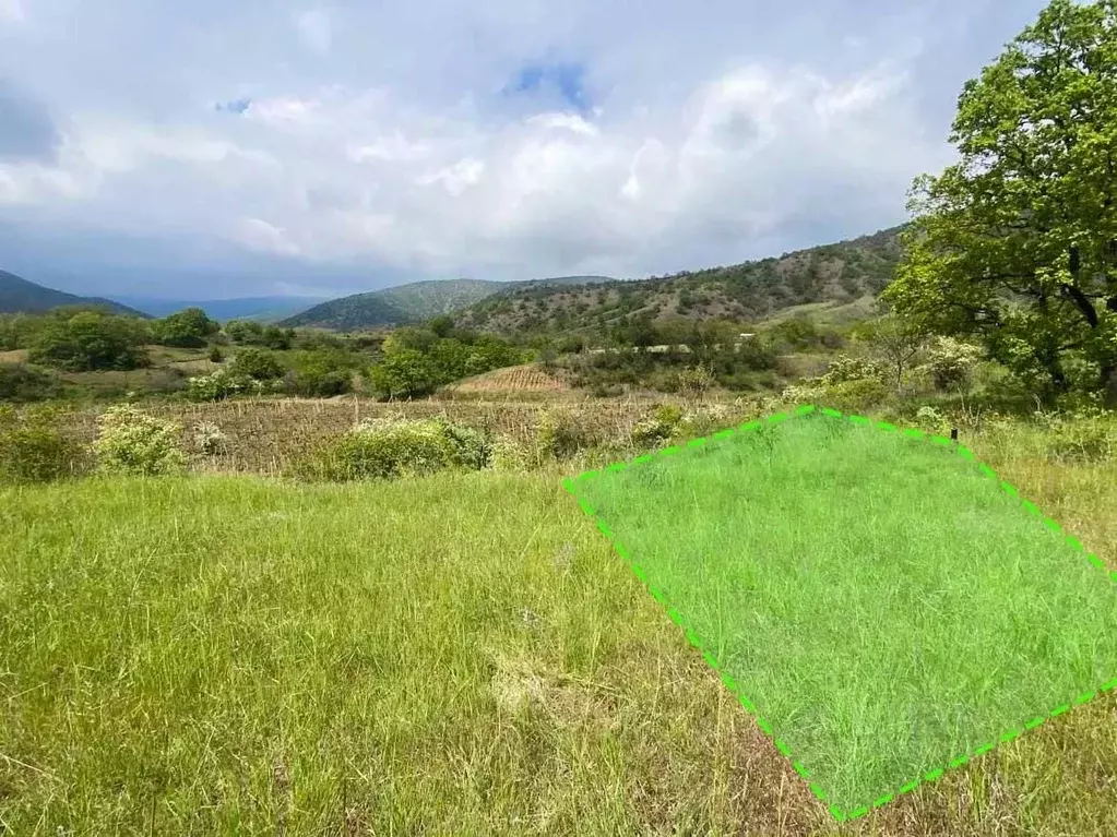 Участок в Крым, Алушта муниципальный округ, с. Малореченское  (6.0 ... - Фото 1