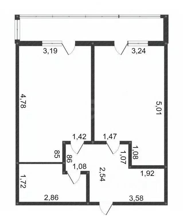 1-к кв. Тюменская область, Тюмень ул. Ю.-Р.Г. Эрвье, 24к4 (41.3 м) - Фото 1