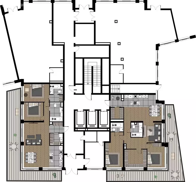 4-комнатная квартира: Москва, улица Берзарина, 37 (116.16 м) - Фото 1