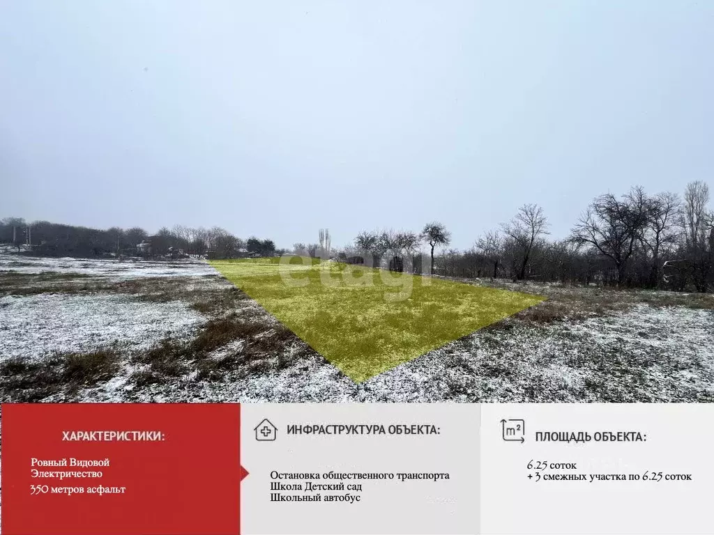 Участок в Крым, Симферопольский район, Добровское с/пос, с. Мраморное ... - Фото 1