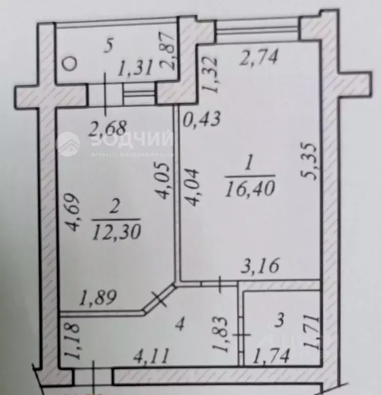 1-к кв. Чувашия, Чебоксары ул. Академика Королева, 9 (41.4 м) - Фото 1