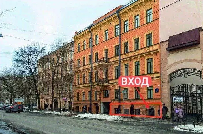 Помещение свободного назначения в Санкт-Петербург 4-я Васильевского ... - Фото 1